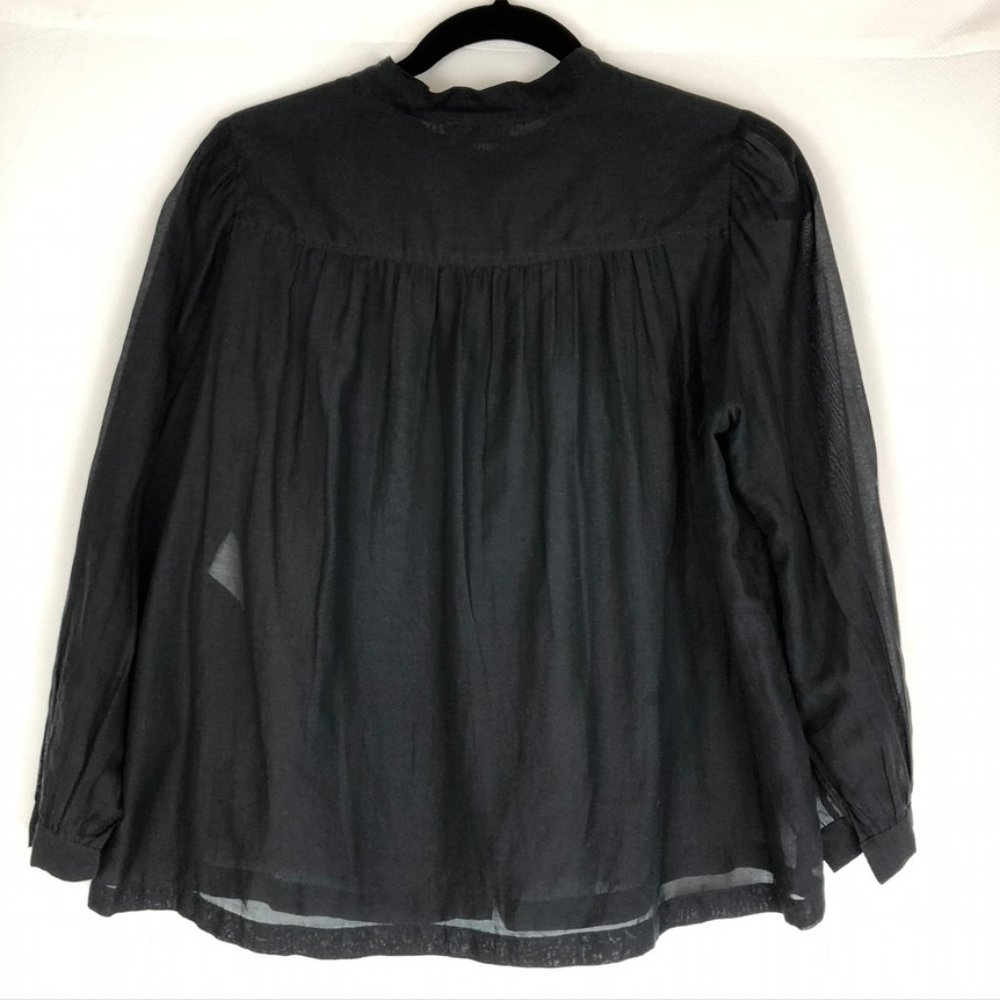 Dries Van Noten Cotton/Silk Sheer Shirt - Picture 6 of 8